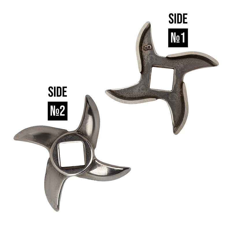 OFXDD Universal Stainless Hand Grinder Blade - Size #8 - Replacement Metal Electric Meat Grinders Blades - Meat Grinder Knife Parts Cutter - Image 2
